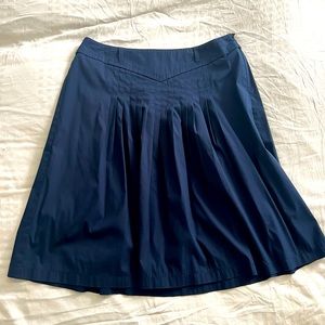 Escada Sport pleated skirt. Mint condition! Navy blue. Size 10
